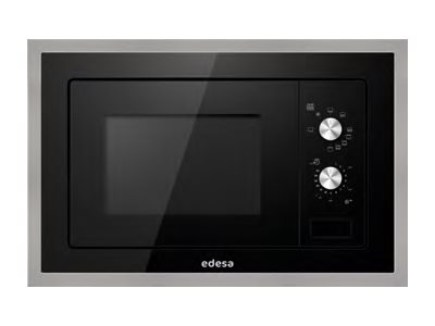 Edesa Emw-2010-Ig Xbk - Mikrobølgeovn Med Grill - Til Indbygning - 20 Liter - 800 W - Sort