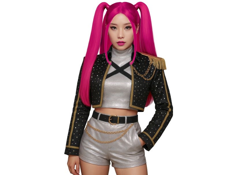 Pink K-Pop Paryk