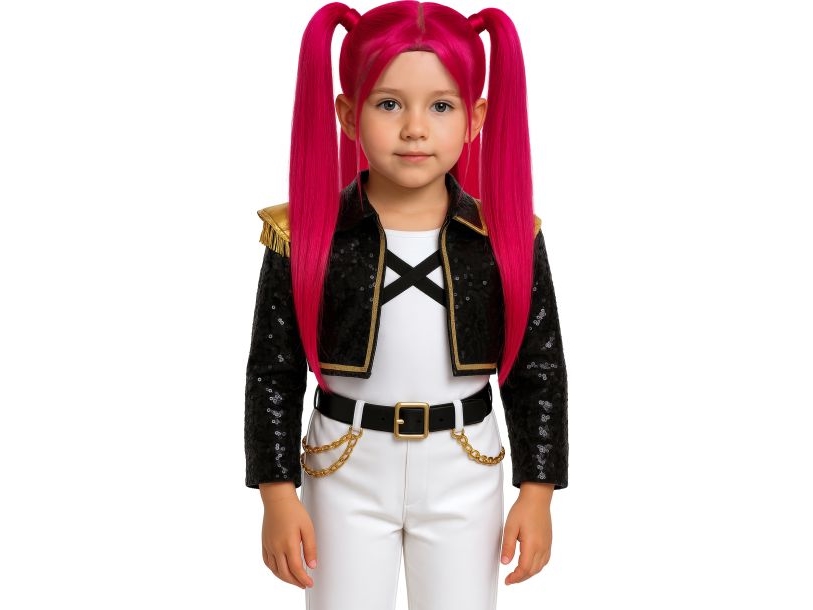 K-pop paryk vaaleanpunainen, lato