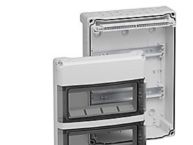 Spelsberg AK 24 Basic - Gruppetavle, IP65, IK08, Med PE+N skinne, 2 Rækker, 24 Modul