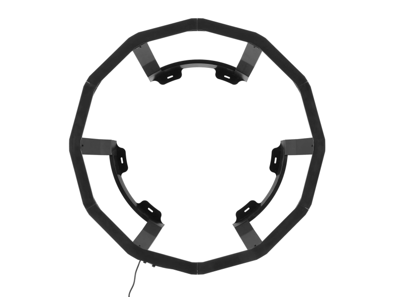 Dartskive LED-belysning 360 – 90 LED'er, sort design