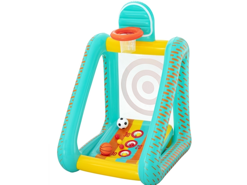 Perfect Aim 3-i-1 Oppusteligt Havespil 127 x 109 x 178 cm | Leksaker - Spel - Trädgårdsspel | GameStuff