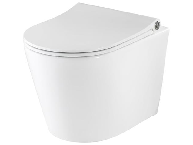 Pressalit Trend Combi Pack, væghængt toilet med Sway D2 toiletsæde (994000-DF4999)