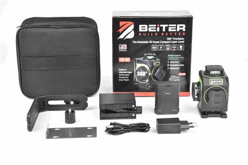 Beiter TED-4DT Grøn 4x360° Krydslaser 20m