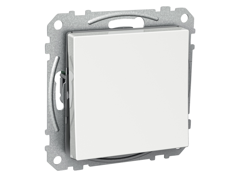 Schneider Electric Exxact 6 Hebelschalter Federanschluss Weiss