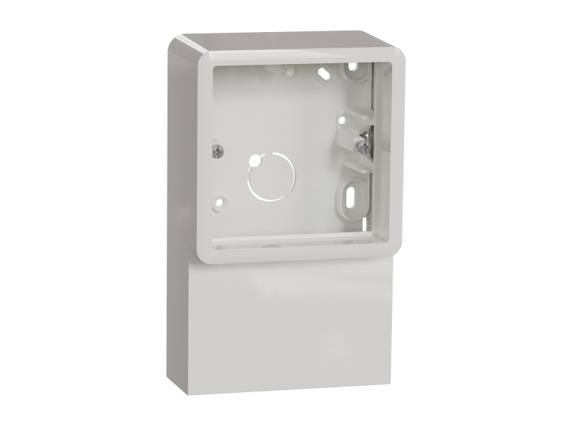 Schneider Electric Exxact Anschlussdose Ip21, 2Fach Schräg Pr, Blende Integrierte Beleuchtung