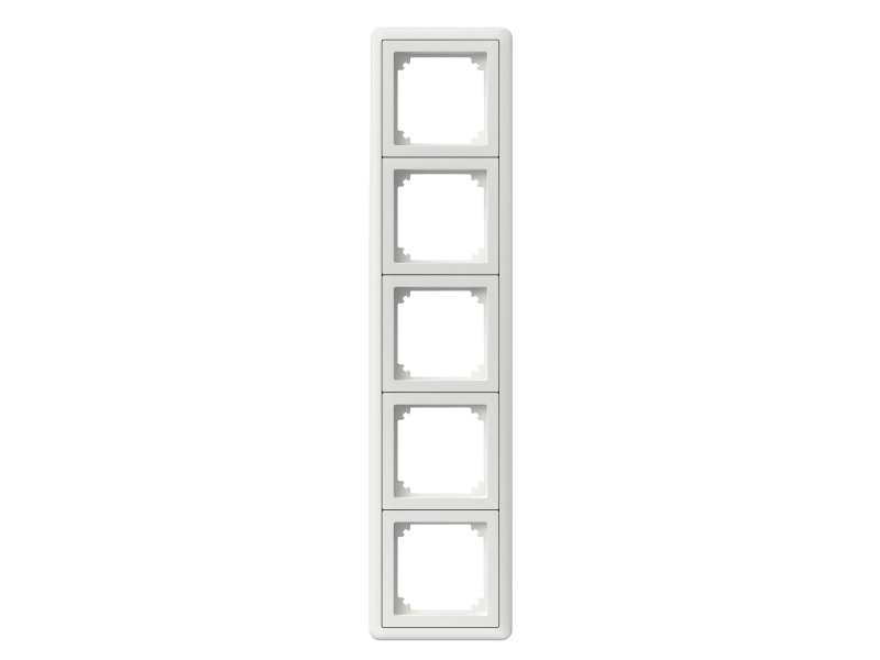 Schneider Electric Exxact Combi 5-Tlg. Rahmen Mit Adapter Weiss