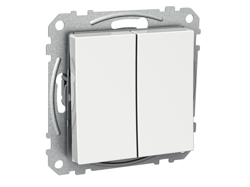 Schneider Electric Exxact 5-Schalter Schraubklemme Weiss