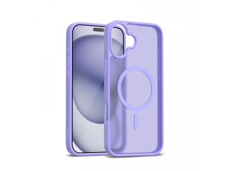 Dėklas Crong Hybrid Matte Magnetic - Magsafe Iphone 17 Case (Lavender)