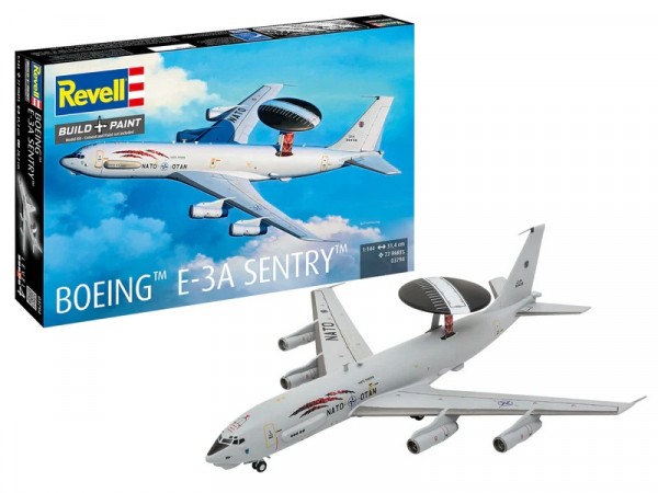 Revell 03794 - Boeing E-3a - Level 4 - 1:144 - Build & Paint