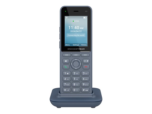 Grandstream WP836 - Trådlös VoIP-telefon - med Bluetooth interface - IEEE 802.11a/b/g/n/ac/ax (Wi-Fi) - 4-riktad samtalsförmåg - SIP - 3 linjer | Tele & GPS - Fast & IP telefoner - Trådlösa telefoner | GameStuff