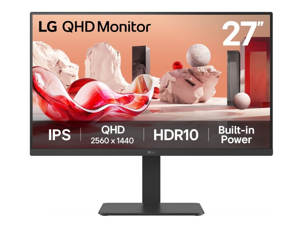 Lg 27Ba54qb-B – Lcd-Monitor – 27" – 2560 X 1440 Qhd Bei 75 Hz - Ips - 350 Cd/M² - 1000:1 - Hdr10 - 5 Ms - 2Xhdmi, Displayport - Lautsprecher