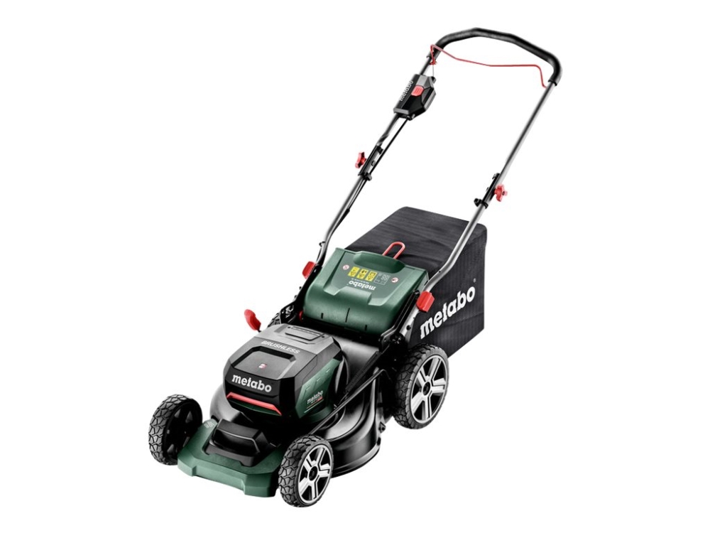 Metabo RM 36-18 LTX BL 46 - Gräsklippare - sladdlös - 18 V - 5.2 Ah - 2 batterier - 2800 vpm - 46 cm - 25.9 kg | Trädgården - Trädgårdsmaskiner - Batteri gräsklippare | GameStuff