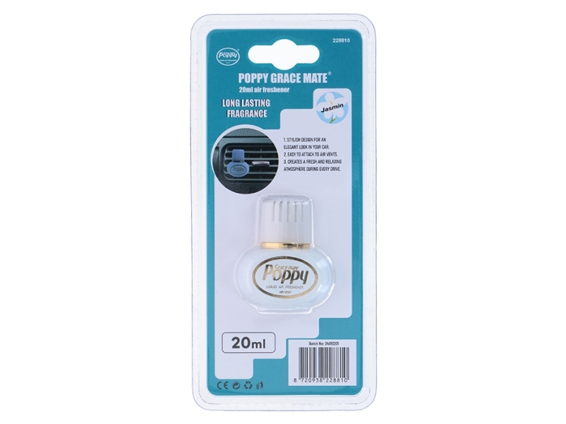 Poppy Mini Luftfrisker Jasmin, 20 Ml.