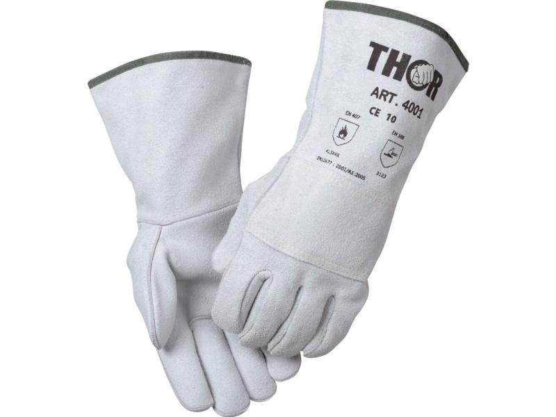 Ox Split Handschuh, Thor Schweißerhandschuh, 11, Grau
