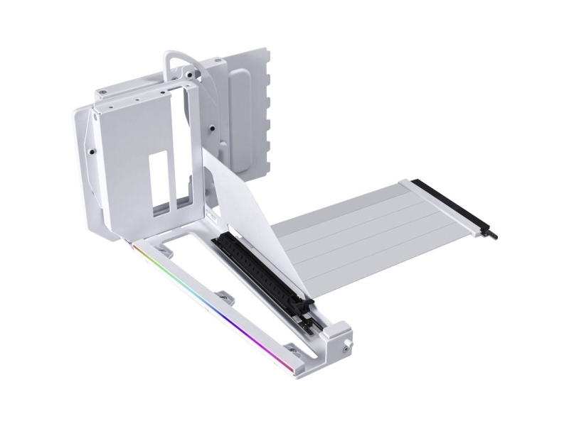 Lian Li Lodret Gpu-Holder Med Pcie 5.0 Riser-Kabel Hvid