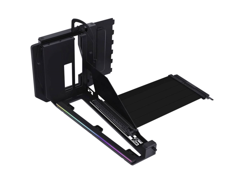 Lian Li Vertical GPU Mounting Kit VG4-5-V4 med PCIe 5.0 riser-kabel - svart | Datorkomponenter - Datorchassin & Tilbeör - Tillbehör | GameStuff