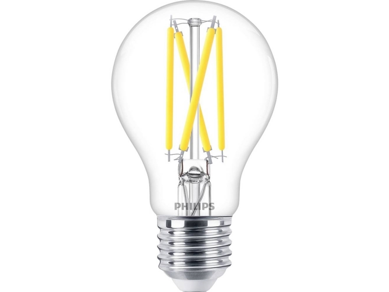 Signify 31165700 LED (RGB)-lamp EEK D (A - G) E27 Pæreform 5.9 W = 60 W Varmhvid (Ø x L) 60 mm x 108 mm Kan dæmpes (dimtone) 1 stk