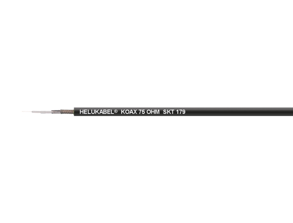 Helukabel 400312 Koaxialkabel Außendurchmesser: 4,30 Mm Skt 179 75 Ω Schwarz 500 M