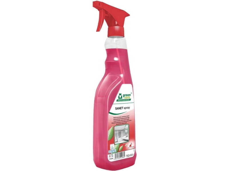 Sanitetsrengøring, Tana, Sanet Spray, Sanitary Maintenance Cleaner R, 1 Stk - (10 Stk.)