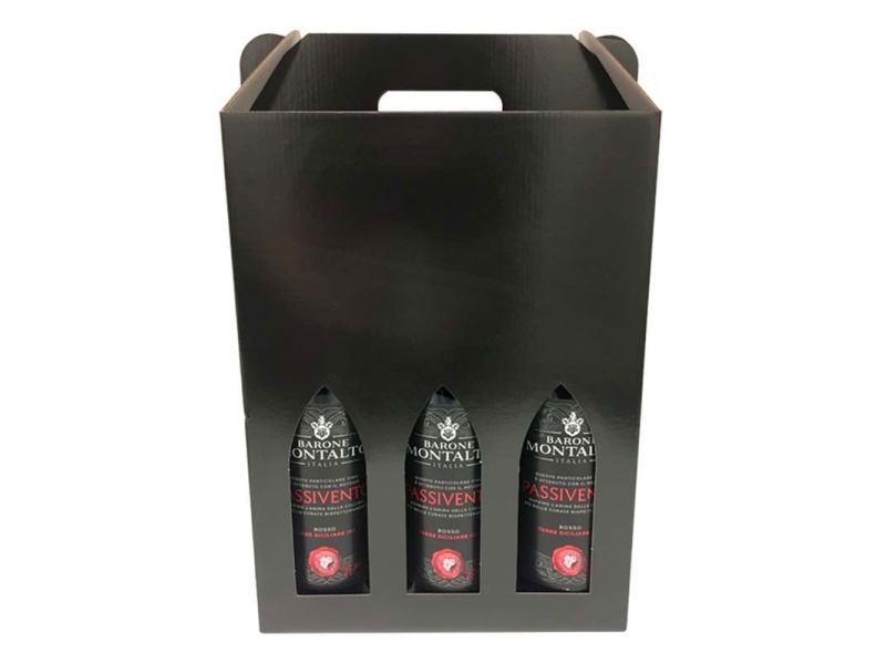 Forsendelseskasse Til Vinflask Udvendig Dim: 340 X 255 X 174 Mm Indre Dim: 340 X 255 X 174 Mm, 1-Lag