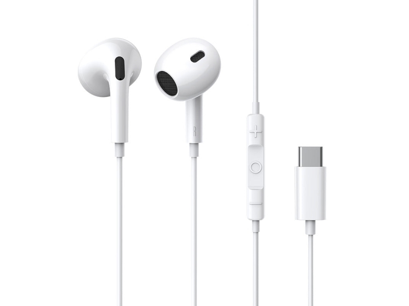 Baseus Cz17, Ledningsført, Opkald/Musik, Headset, Hvid
