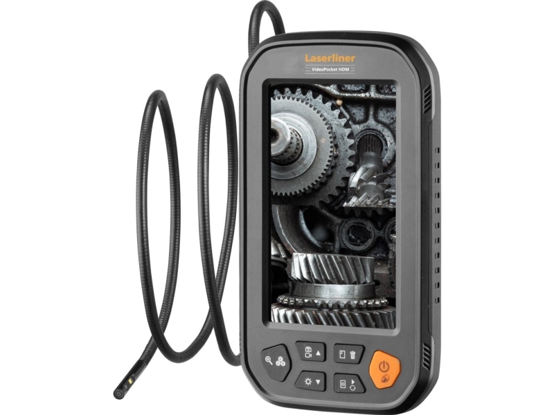 Laserliner VideoPocket HDM Duo, 480 x 272 pikseliä, 10,9 cm (4.3), 1280 x 720 pikseliä, 68°, 2x, 5,5 mm