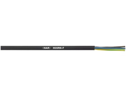 LAPP tilslutningskabel H05RN-F 3G 0.75 mm² sort 100 m (1600252)