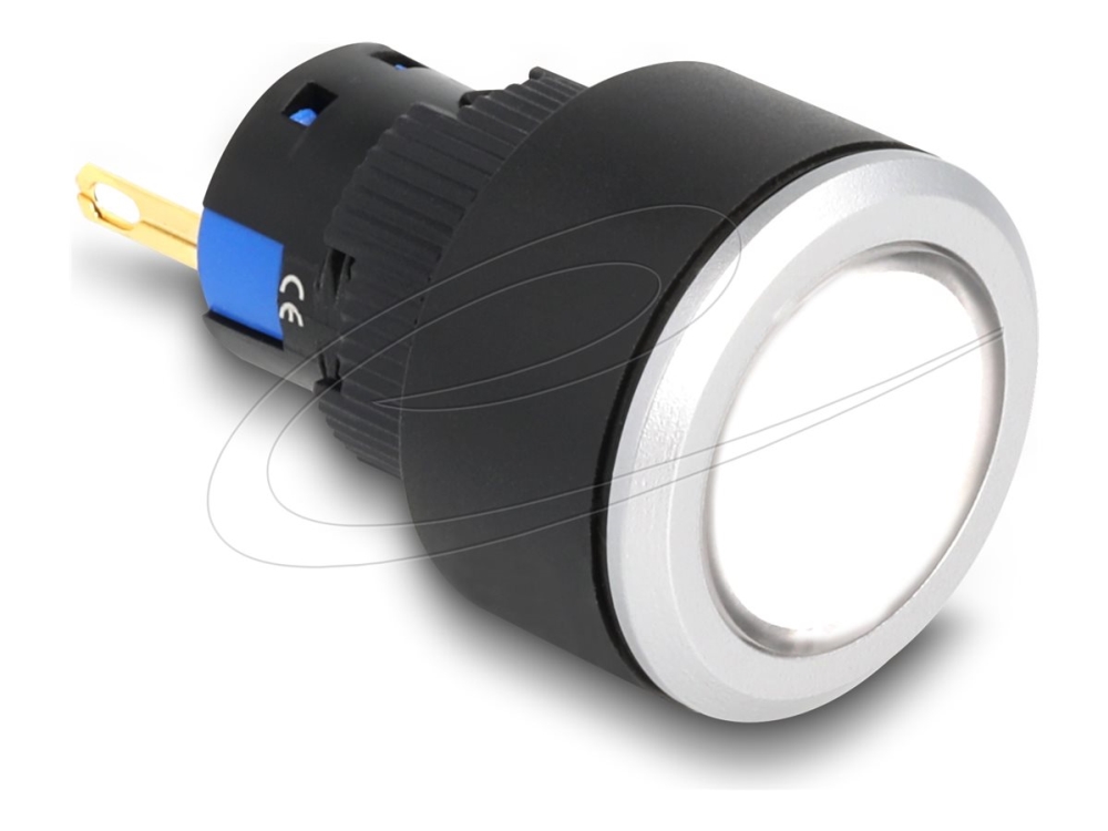 Delock - Indikatormodul - 16 Mm, Plastic, Solder Connection - Hvid