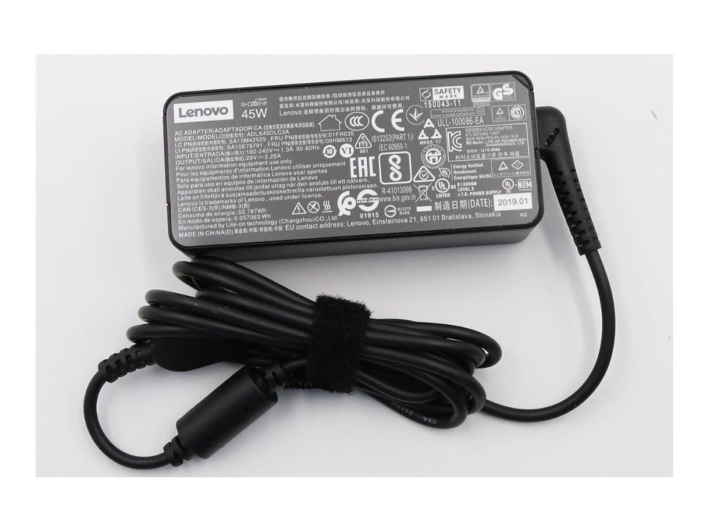 Lite-On Adlx45dlc3a - Strømforsyningsadapter - Ac 100-240 V - 45 Watt - Sort