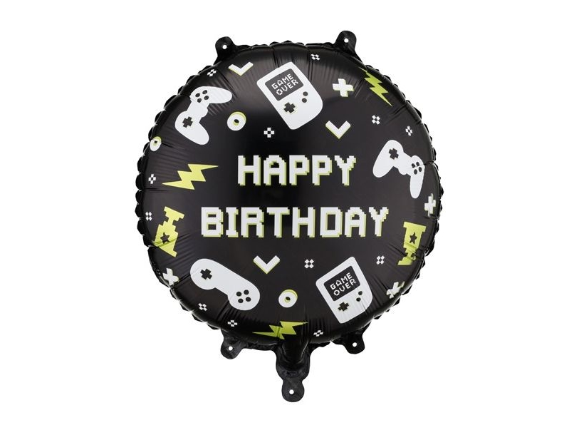 Gamer Happy Birthday Folieballon
