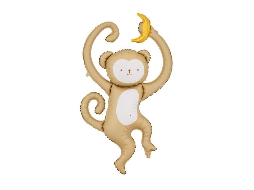 Affe Mit Bananenfolienballon