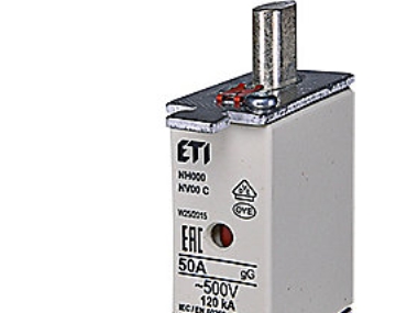 ETI NH000 gG 50A/500V - Patronsäkring - (3 st.) | Huset - Säkerhet & Larm - Säkerhetsmaterial | GameStuff