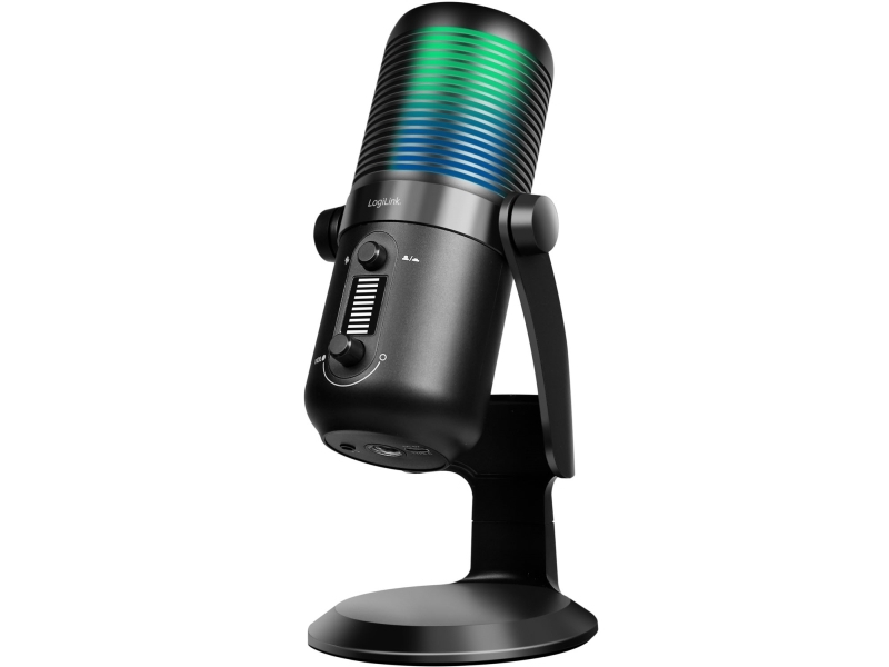 Mikrofon Usb Direktional/Rotativ Nrc Rgb Schwarz