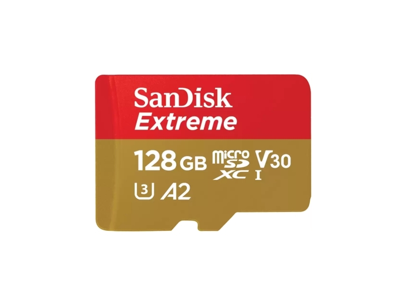 Sandisk Extreme - Flashhukommelseskort - 128 Gb