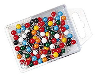Wedo 56 149, Transparent, Nikkel, Plast, 6 Mm, 6 Mm, 16 Mm, 100 Stk
