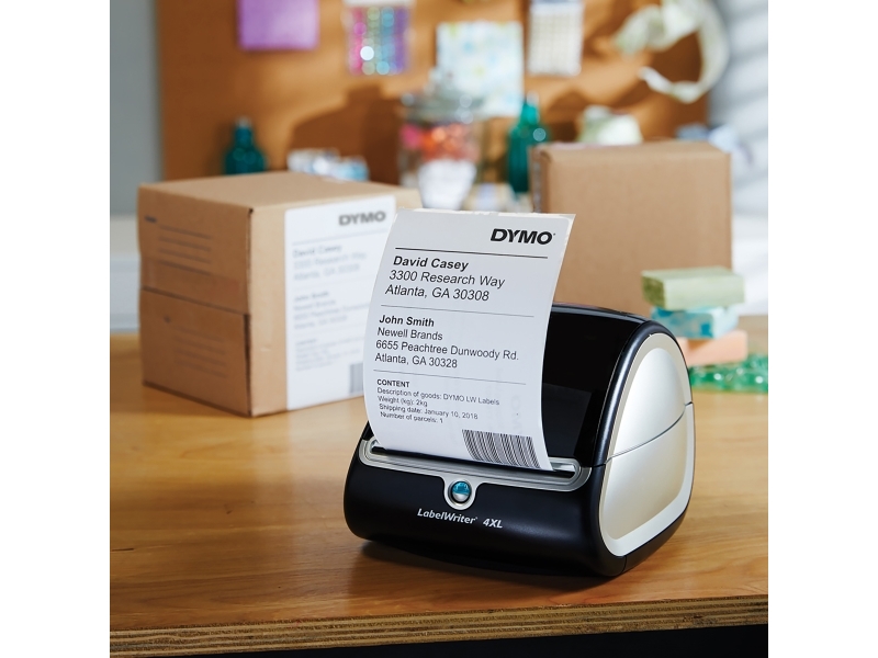 Dymo Original Labelwriter Versandetiketten (Extragroß) Für Labelwriter 5Xl/4Xl-Etikettendrucker | 104 Mm X 159 Mm | 6 Rollen Mit Je 220 Leicht Ablösb