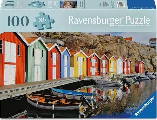 Colorful Houses In Sweden 100P