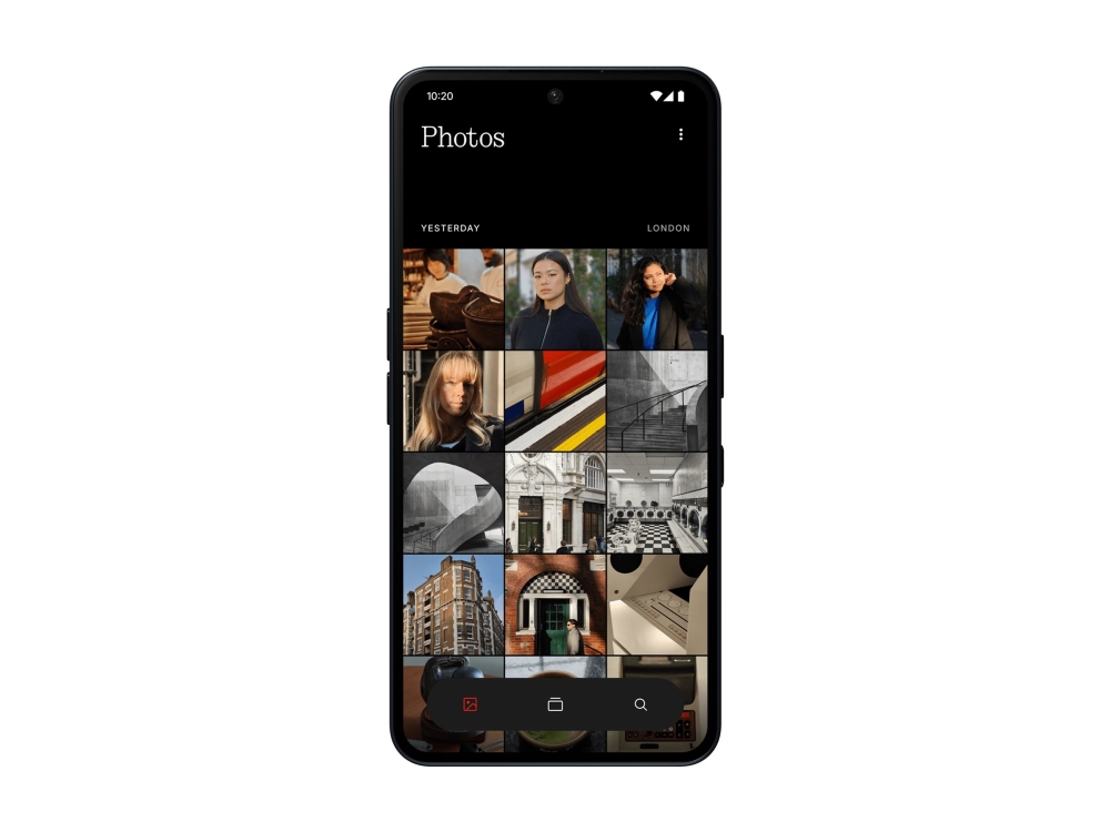 Nothing Phone (3A) - 5G Smartphone - Dual-Sim - Ram 8 Gb / Intern Hukommelse 128 Gb - Oled-Skærm - 6.77" - 2392 X 1080 Pixels (120 Hz) - 3X Bagkamera
