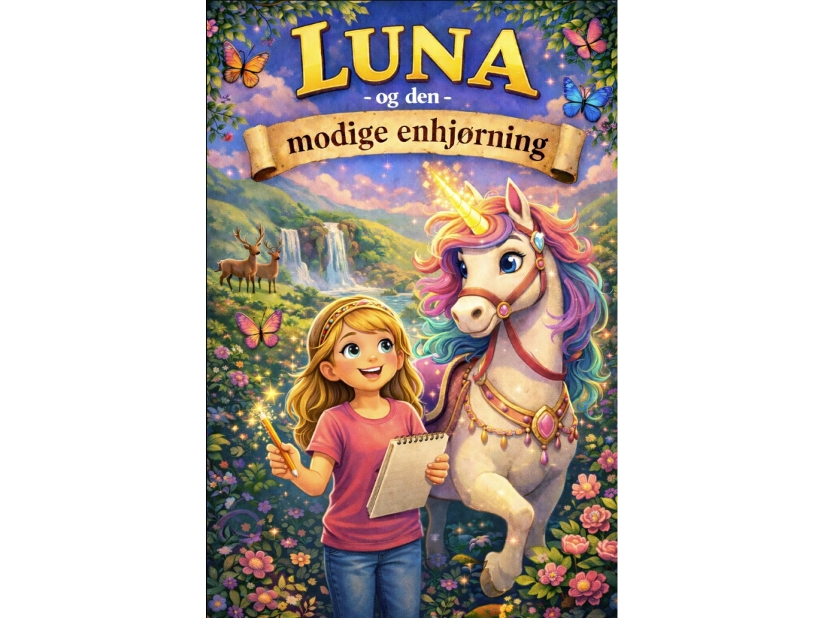 Luna Og Den Modige Enhjørning | Anja Lauritzen