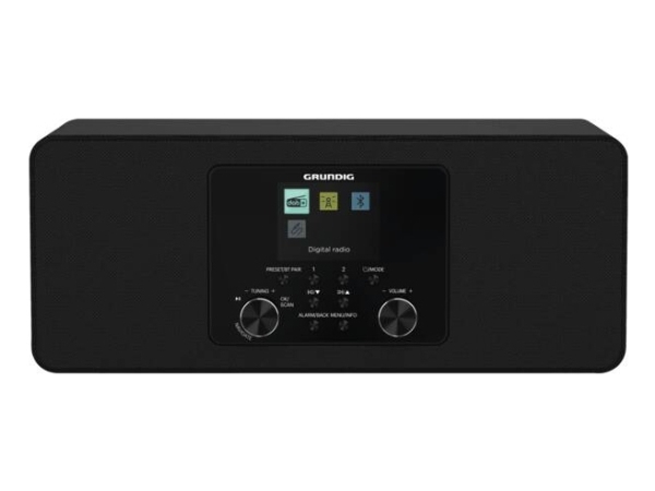 Grundig DTR 4600 2.0 DAB+, Bärbar, Analog och digital, DAB, DAB+, FM, 18 W, TFT, 6,1 cm (2.4) | TV, Ljud & Bild - Stereo - Radio (DAB och FM) | GameStuff