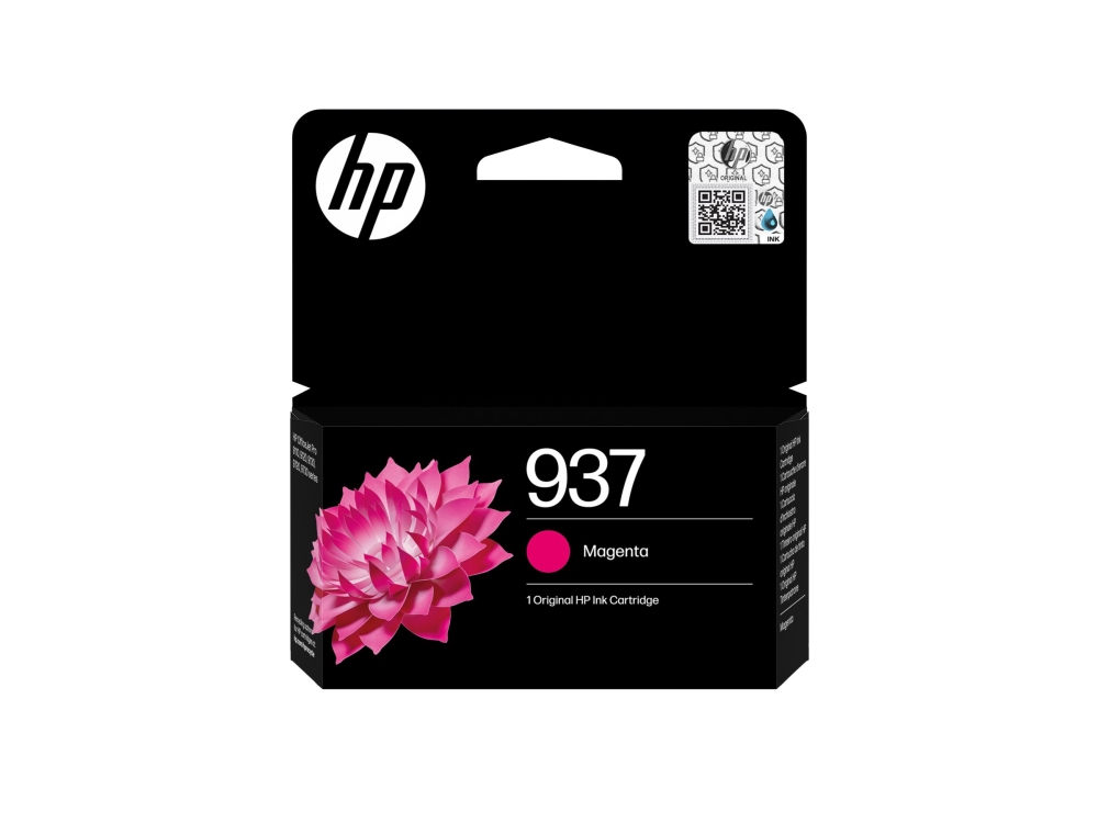 Hp 937 (4S6w3ne) Original Druckerpatrone Magenta Kompatibilität: Hp Officejet Pro 9100Er / 9700Er Serie