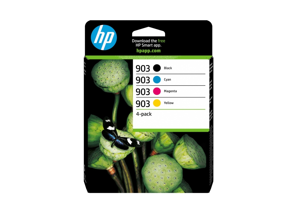 Hp 903 - 4 Pakete - Sort, Gul, Cyan, Magenta - Original - Blækpatron - Für Officejet 69Xx Officejet Pro 69Xx
