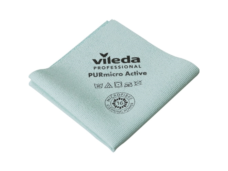 Rengøringsklud, Vileda Purmicro Active, 35X38cm - (20 Stk.)