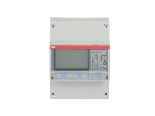 ABB El-måler for transformer måling. 3P+N, 230-400V MID godkendt Cl. B (klasse 1), udgange for puls/alarm, med M-bus interface