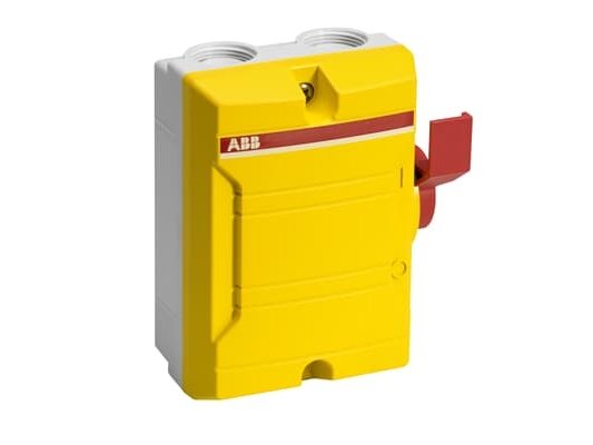 ABB Sikkerhedsafbryder 16A 4 polet 25M med hjælpekontakt BWS 416Y TPSN