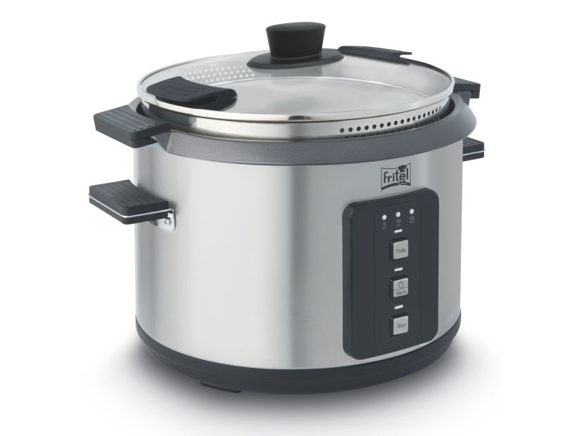 Fritel RC 1378, Svart, Rostfritt stål, 6 l, Knappar, Rostfritt stål, Glas, 1100 W | Köksapparater - Köksmaskiner - Ånga & Riskokare | GameStuff