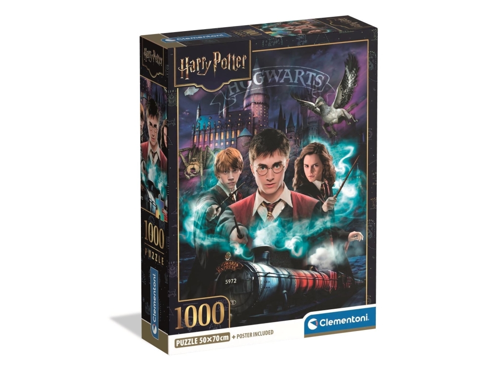 Clementoni Puzzle Compact Harry Potter 1000 Elemente (37047)