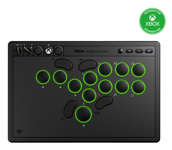 8Bitdo Arcade Controller Xbox/Pc Schwarz