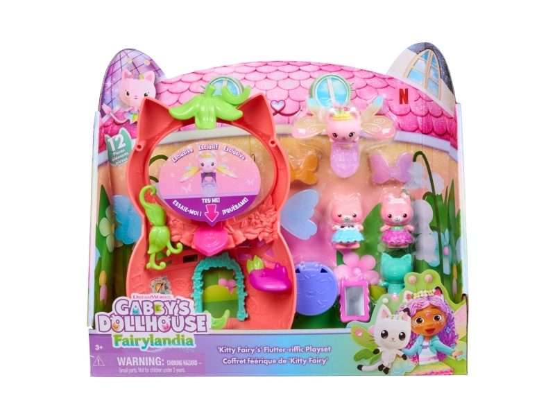 Gabby's Dukkehus - Kitty Fairy's Flutter-riffic Playset - Fairylandia